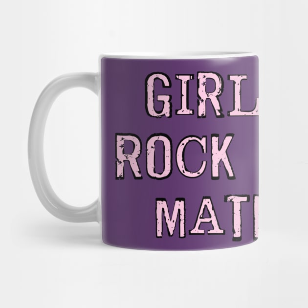 Girls Rock At Math by Barthol Graphics